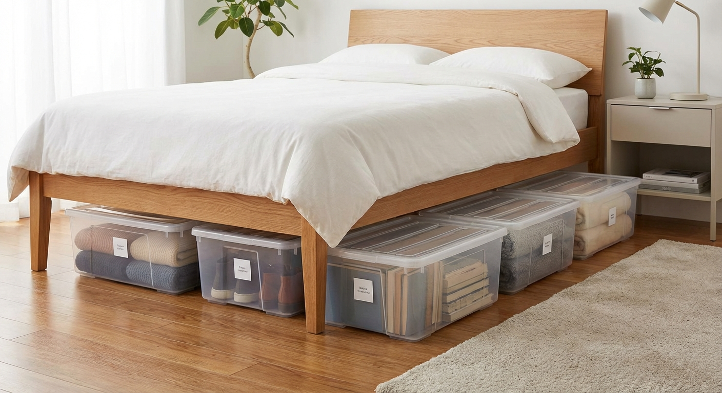 Best under-bed storage solutions for 2026 — top picks tested and ranked in a tidy bedroom