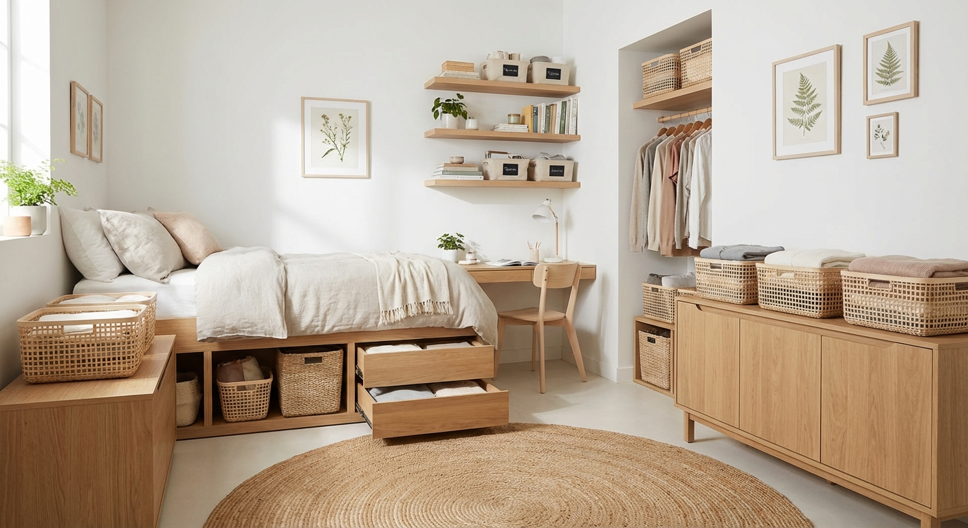 How to Organise a Small Bedroom (With No Extra Space) 2026: hero image for this section