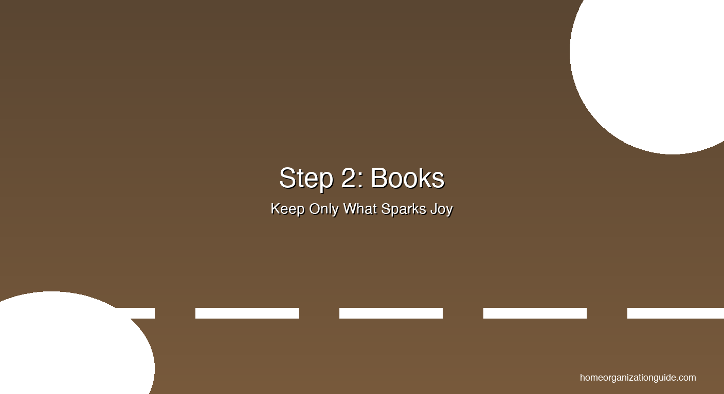 KonMari books category โ keep only what sparks joy