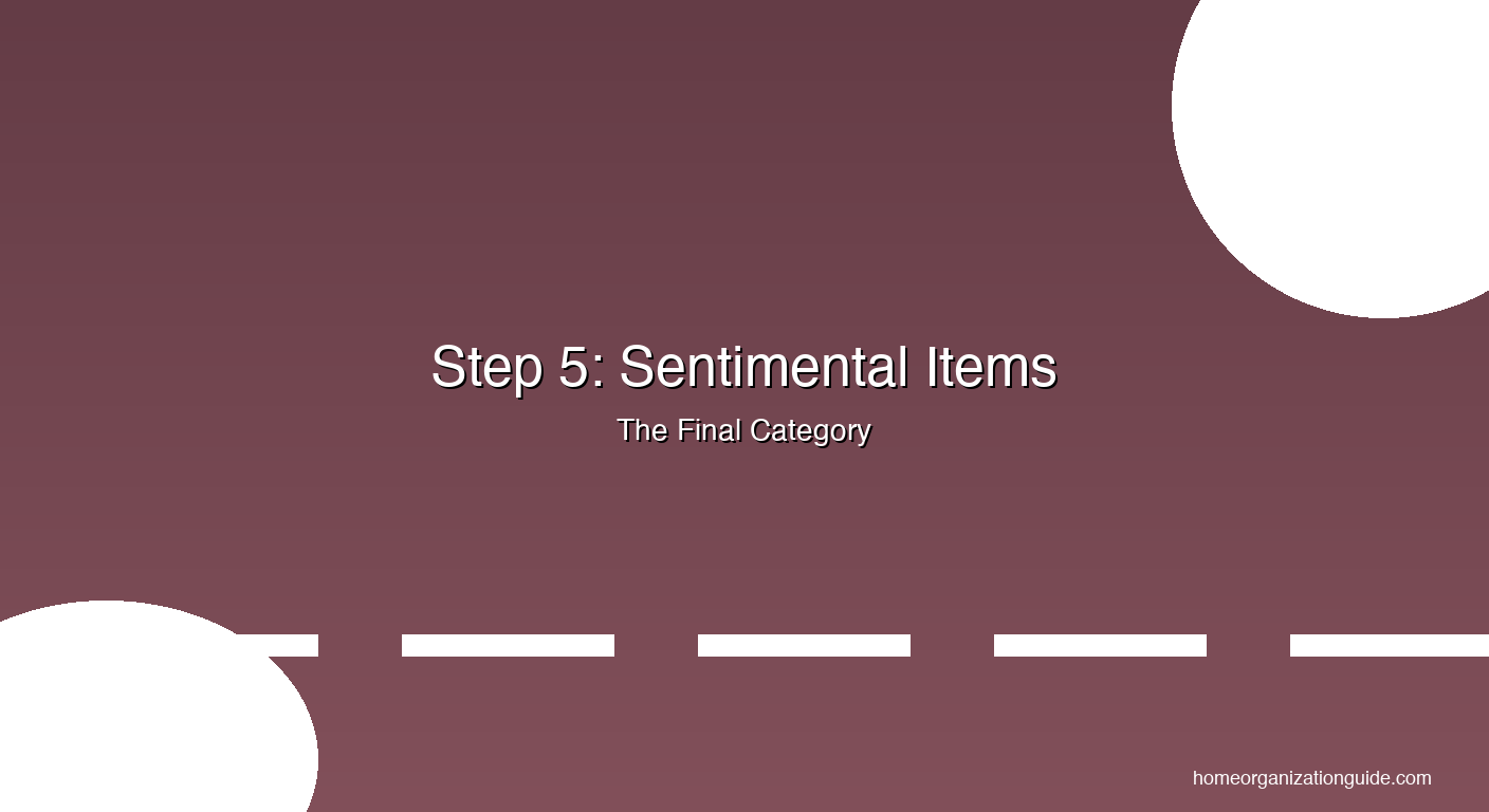 KonMari sentimental items โ the final category