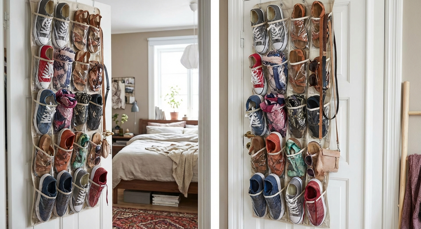 Over-Door Shoe Organiser