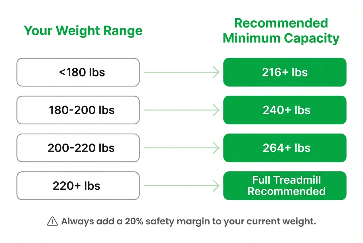 Find Your Safe Walking Pad Capacity